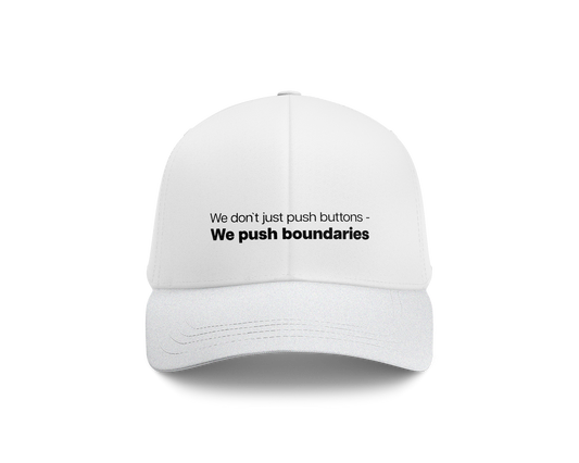 WE PUSH BOUNDARIES CAP