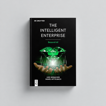 The Intelligent Enterprise: Beyond AI – Buch auf hellgrauem Hintergrund