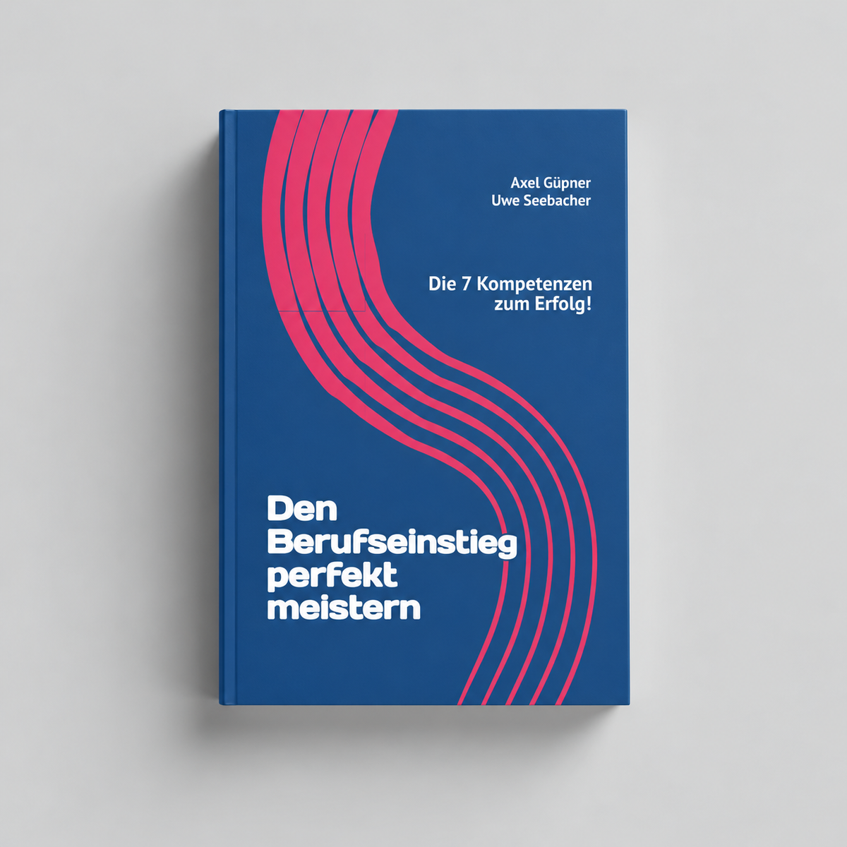 Den Berufseinstieg perfekt meistern: Die 7 Kompetenzen zum Erfolg! – Buch auf hellgrauem Hintergrund